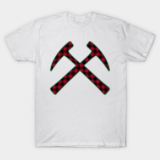 Plaid Cross Rock Hammers T-Shirt